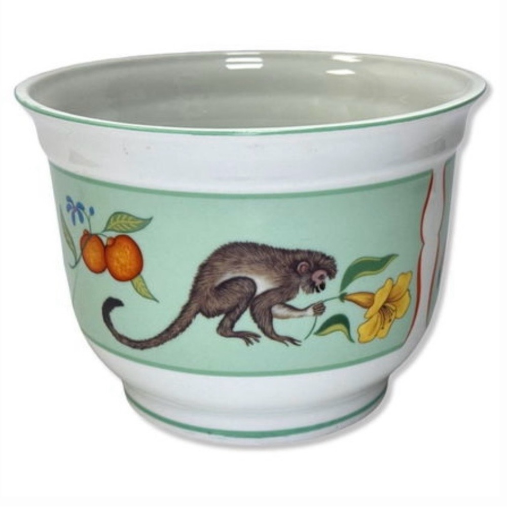 Lynn Chase Monkey Business Cache Pot